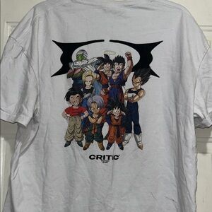 CRITIC x DRAGON BALL Z GOODBYE TS WHITE Dragon Ball Z Characters